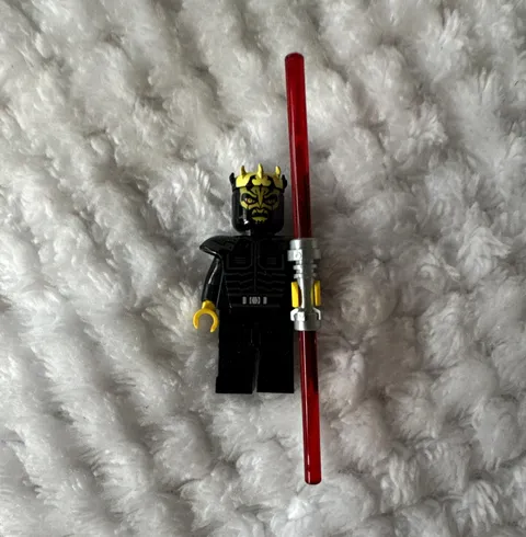 LEGO Star Wars Savage Opress Minifigure - sw0316 w/ Double-Bladed Red Lightsaber