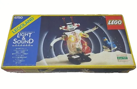 LEGO 6750 Space Sonic Robot 1986 Classic Space Light & Sound Vintage Set