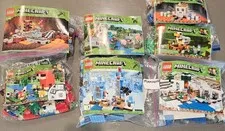 Lego Minecraft 7 sets 21131 21123 21142 21145 21153 21140 21130