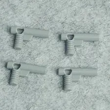 LEGO 60849 Minifigure Utensil Hose Nozzle Elaborate Light Bluish Gray x4 Genuine