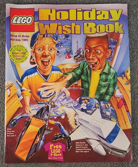 Lego Holiday Wish Book Magazine Catalog Vintage 1995