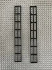LEGO Ship / Boat / Pirate - Black Mast Rigging Long 28 x 3.5 FREE SHIPPING