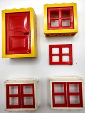 Lego Replacement Parts Window Frames with Windows Door Frame With Door