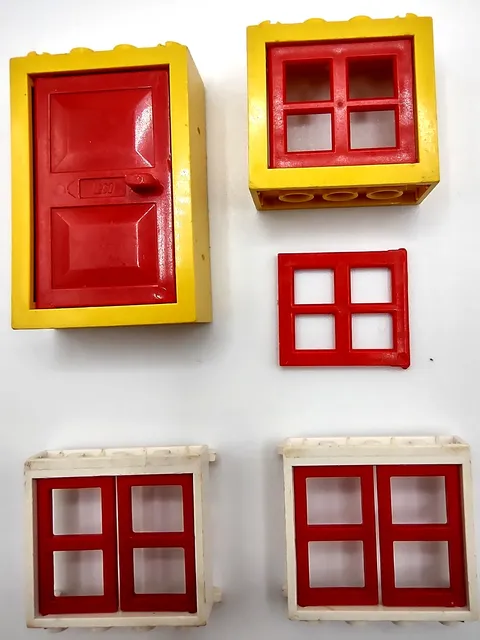 Lego Replacement Parts Window Frames with Windows Door Frame With Door