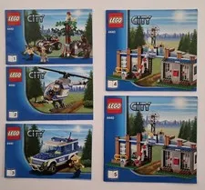 Lego 4440 City-Instructional Manual #1, 2, 3, 4, & 5. Great Condition