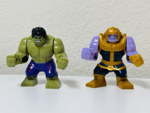 LEGO Marvel Hulk Thanos 3 inch Figures Avengers Infinity War