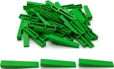 Lego 50 New Bright Green Slopes Sloped 10 6 x 1 Parts