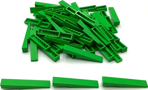 Lego 50 New Bright Green Slopes Sloped 10 6 x 1 Parts