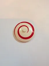 LEGO White 4x4 Red Spiral Umbrella Radar Dish