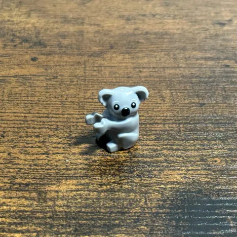 LEGO Koala Bear Minifigure Light Bluish Gray Black Nose & Eyes Series 24 71037