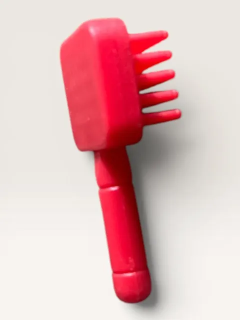 RED Brush Hairbrush My little Pony Barbie Doll replacement SQUARE Clone Bratz