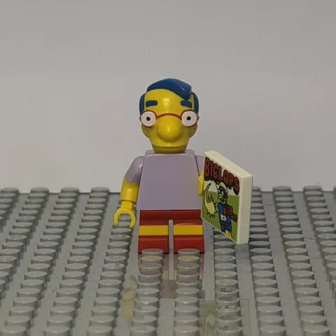 LEGO Simpsons Series 1 MILHOUSE VAN HOUTEN Minifigure 71005 Genuine Complete