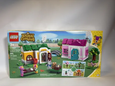 LEGO Animal Crossing Creative Houses Seasons of Fun 77057 Building Toy 814 Pcs
