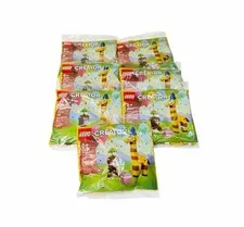 Lot of 7 LEGO Creator Birthday Party Animals Polybag Set 30689 NEW Sealed