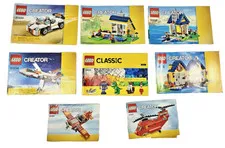 LEGO Creator and Classic Instructions Booklets Manuals Directions Lot of 8