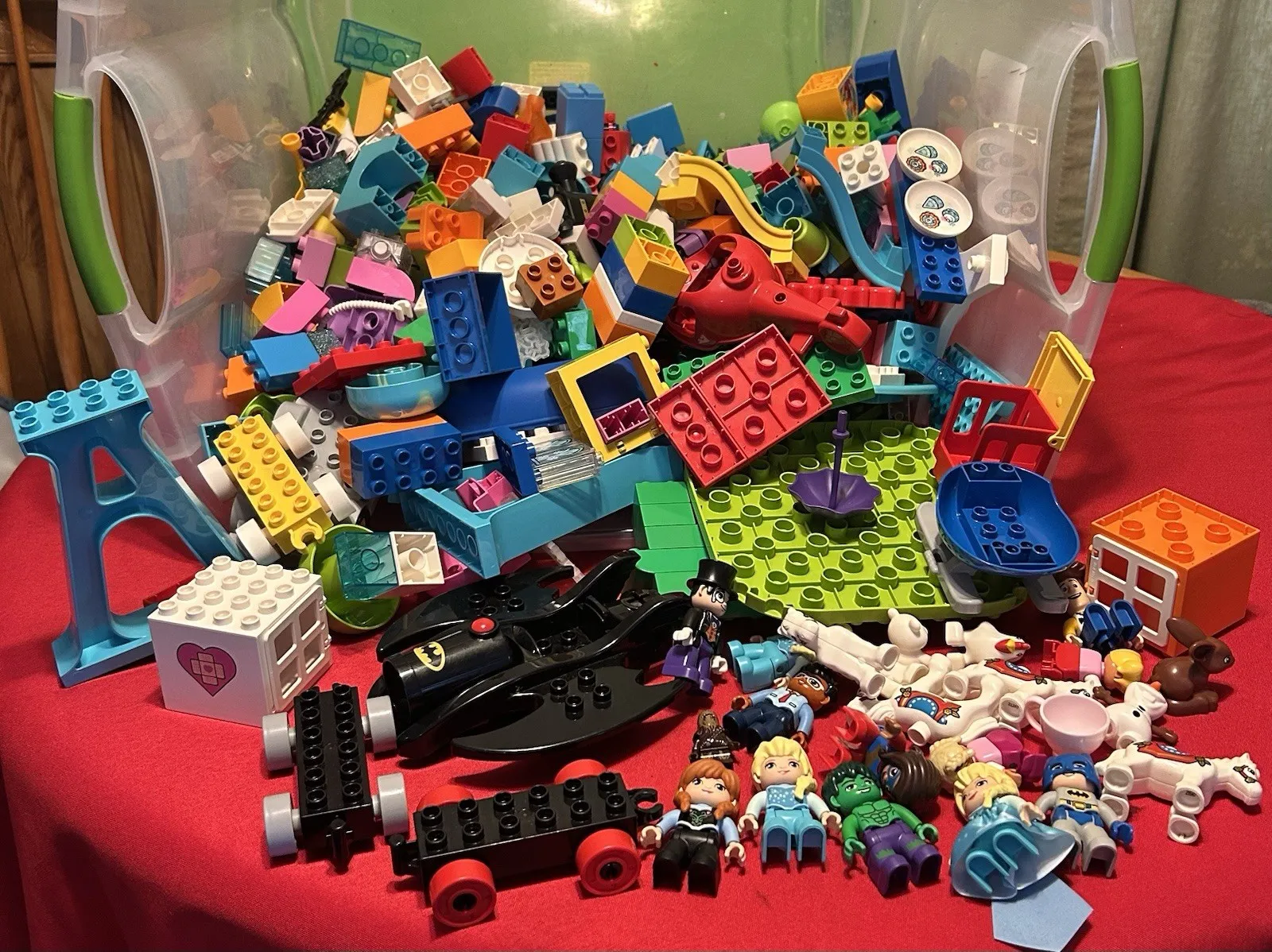 Lego DUPLO Mixed Lot Blocks Figures 11 Lbs  EUC