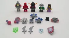 LEGO Nexo Knights Lot Minifigures & Parts (Ava, Aaron, Ash Attacker, & More)