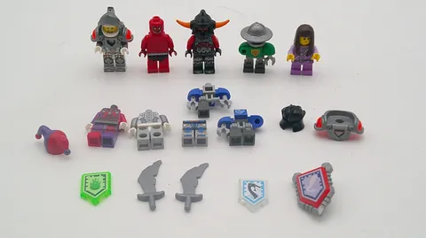 LEGO Nexo Knights Lot Minifigures & Parts (Ava, Aaron, Ash Attacker, & More)