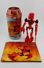 LEGO Bionicle 8534 Tahu 100% Complete with Canister and Instructions Rare!