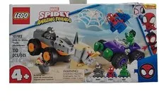 LEGO Marvel Spidey & His Amazing Friends Hulk vs Rhino Truck Showdown 10782 Read