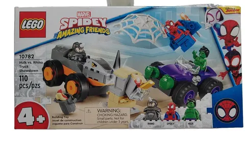 LEGO Marvel Spidey & His Amazing Friends Hulk vs Rhino Truck Showdown 10782 Read