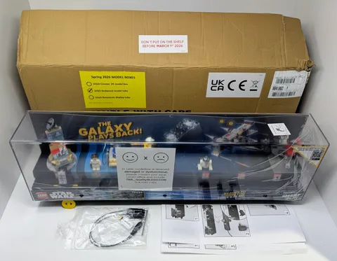 LEGO Star Wars Smart Play 2026 Retail Display Case For Model 75423 - Unused!