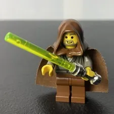 LEGO Star Wars - Jedi Knight (Jedi Bob) Minifigure (7163) USED/Wear/CRACKED