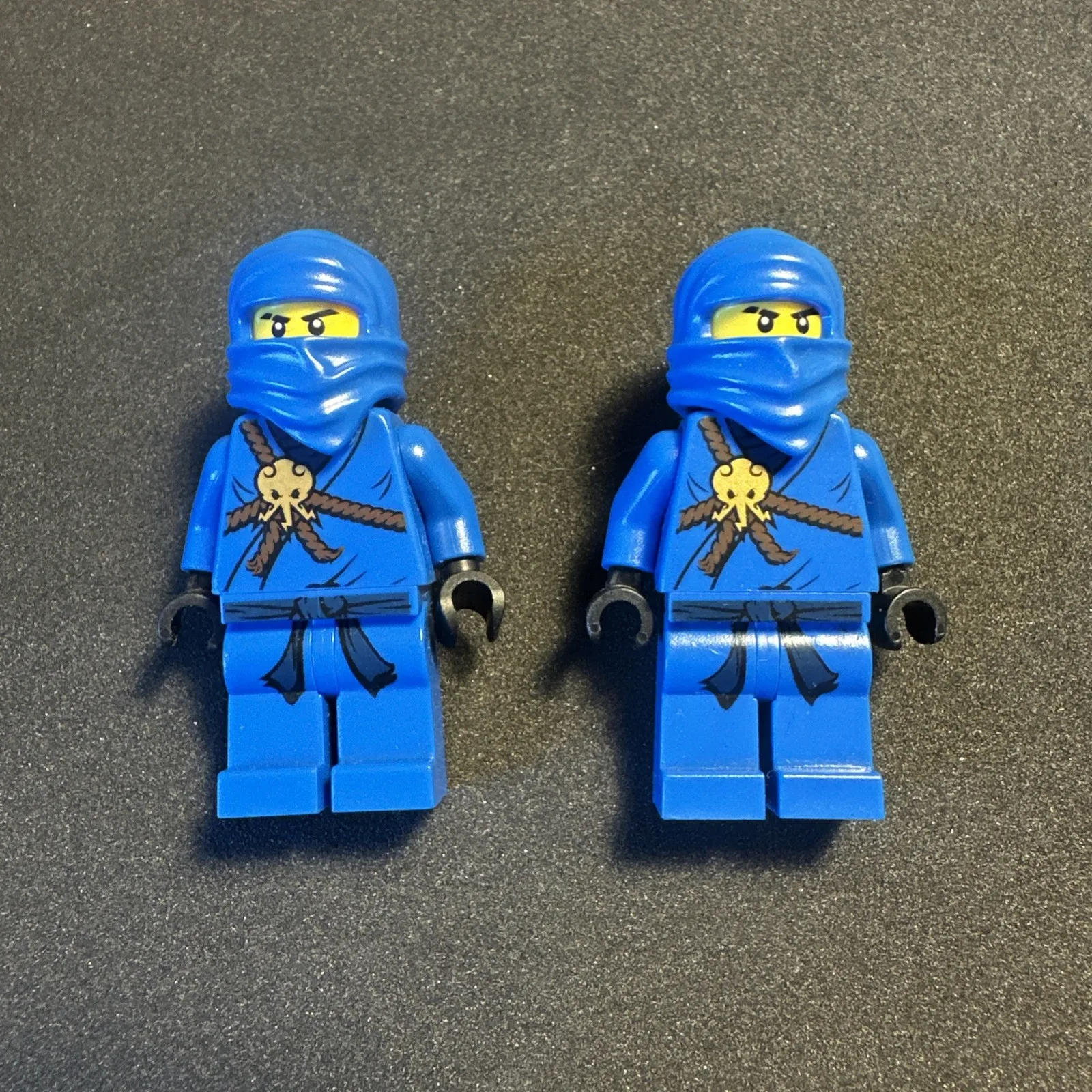 x2 LEGO Ninjago Jay The Golden Weapons Minifigure Njo0004
