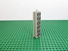 LEGO Old Gray Support 2 x 2 x 8 w Channels Top Peg Lattice 2 Sides 1376 #30646a
