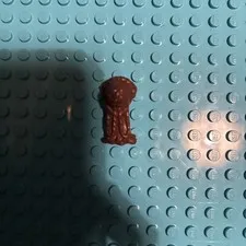 LEGO STAR WARS - Minifig, Headgear Hair Long and Top Braided - Brown