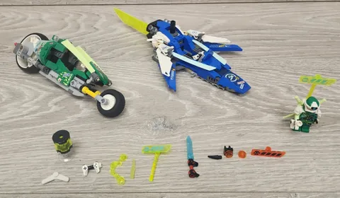 Lego Ninjago 71709 Jay And Lloyd's Velocity Racers INCOMPLETE NO MANUAL OR BOX