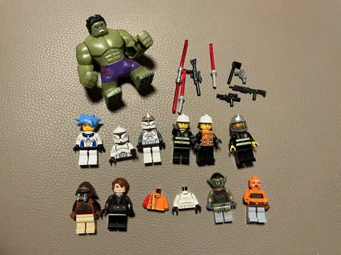 LEGO: Star Wars, Hulk, Orc, Clones, City Figs. Minifigure Lot