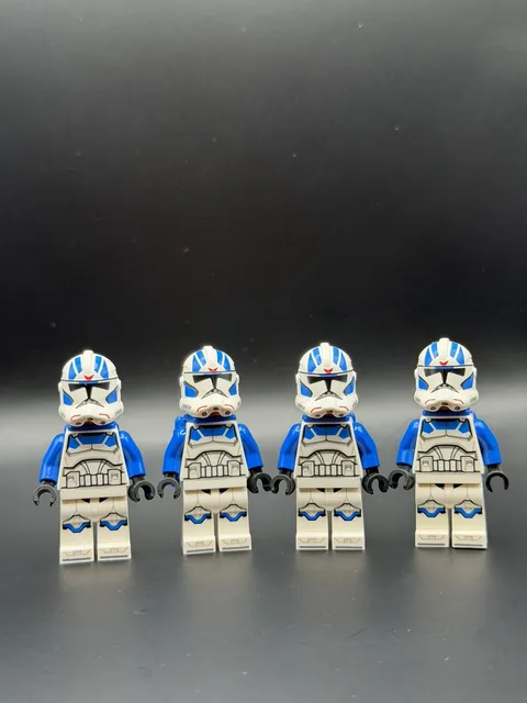 LEGO Star Wars Lot of (4) Clone Jet Trooper, 501st Legion (Phase 2) sw1093 
