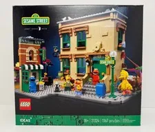 LEGO Ideas: 123 Sesame Street (21324) New Factory Sealed Set