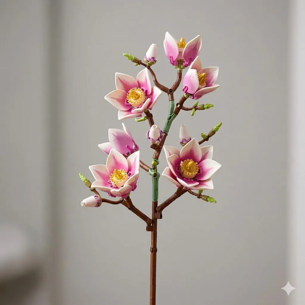 LEGO 11510 Botanical Magnolia Branches Building Set Artificial Flower Home Decor