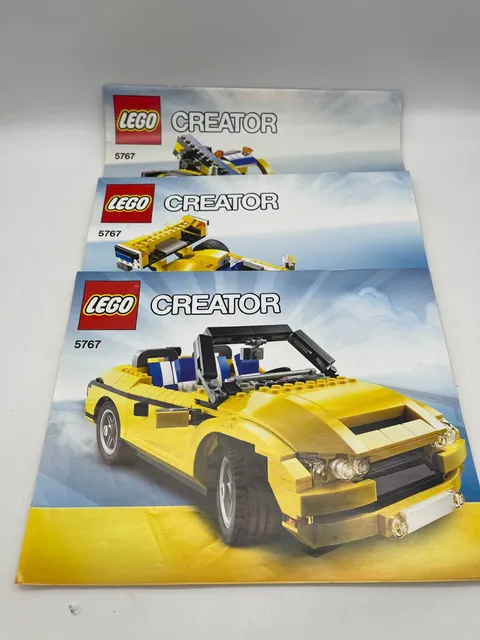 Lego Creator 3 in 1 Cool Cruiser All 3 Instruction Manuals Only