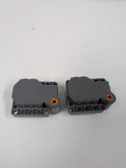 Lot Of 2 Lego 6x5x3 Pullback Motor Dark Bluish Gray Non-Electric