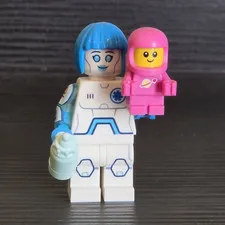 LEGO Minifigures Series 26 Nurse Android & Classic Space Baby (Dark Pink)