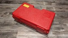 Vintage Lego Storage Case Red 1980s Hard Durable Plastic, broken hinge
