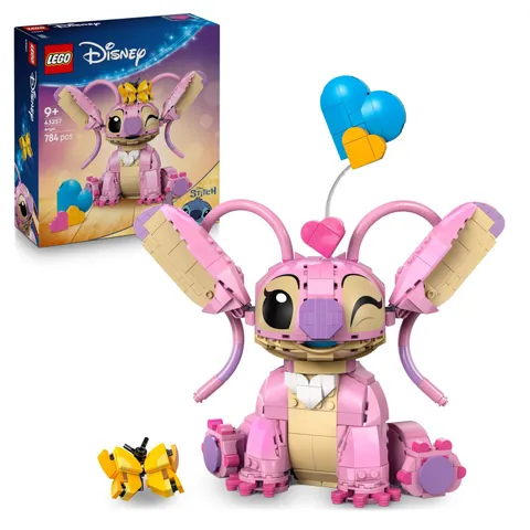 LEGO   Disney Angel - Lilo & Stitch Building Toy - Brick Built Display Figure wi