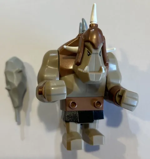 LEGO Castle Fantasy Era Troll cas358 Datk Tan with Club - 7036