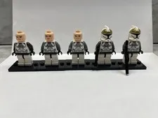LEGO Star Wars Clone Trooper Gunner (Phase 1) Minifigure sw0221 Lot of 5
