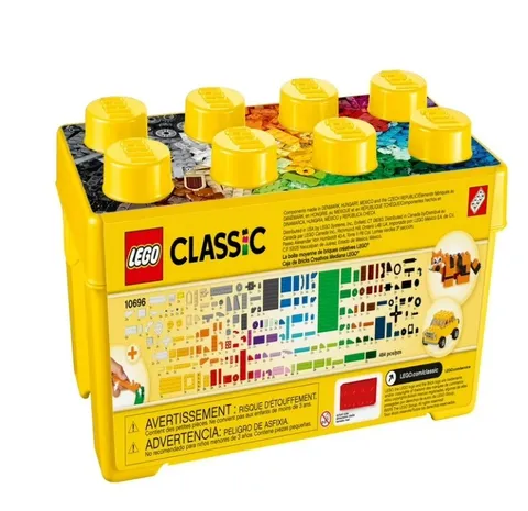 LEGO Classic Medium Creative Brick Box Train Car Tiger Set 10696 Kids 4+