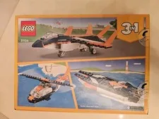 LEGO 31126 Creator Supersonic-jet 3 in 1 Set 215 Pieces NEW Sealed Retired 