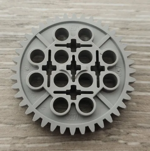 Lego z40 3649 34432 Bluish Gray Technic Gear 40 Tooth Replacement Part Piece