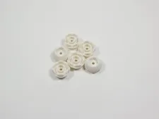 LEGO Lot of 6 White Rose Flowers Plants Minifig I2