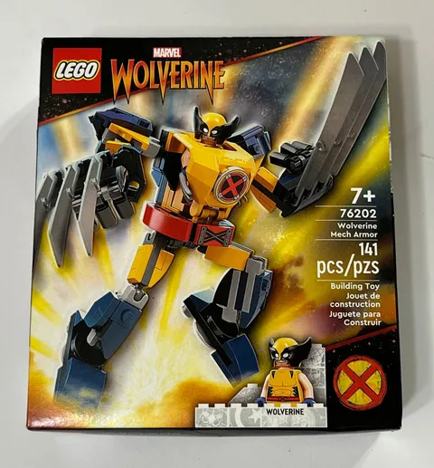 LEGO Super Heroes: Wolverine Mech Armor (76202) New in Box Good Condition