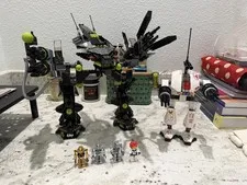 Lego Exo-Force Bridge Walker and White Lightning 7713 Complete Set VGC Lego Exo
