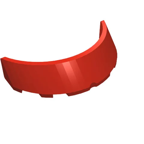 5x LEGO® Part 62360 - Windscreen 3 x 6 x 1 Curved