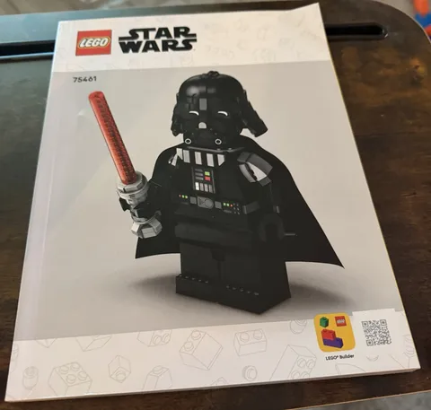 75461 LEGO INSTRUCTION BOOK ONLY UP Scaled Darth Figure Vader Star Wars